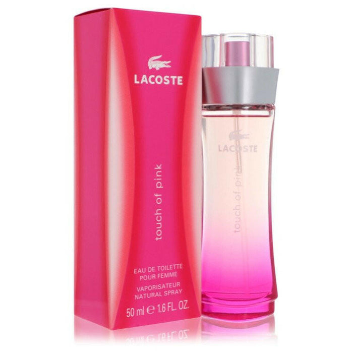 Touch Of Pink Eau De Toilette Spray By Lacoste - 1.6 oz