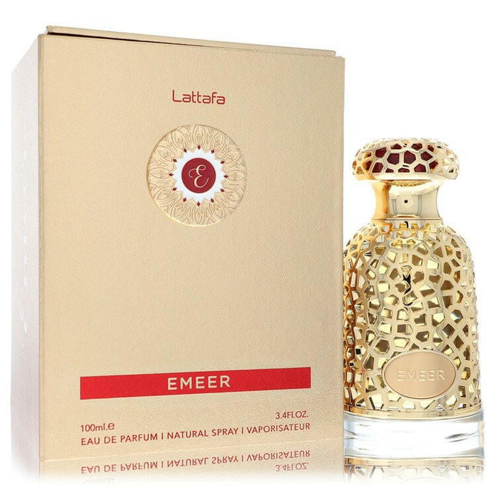 Lattafa Emeer Eau De Parfum Spray (Unisex) By Lattafa - 3.4 oz