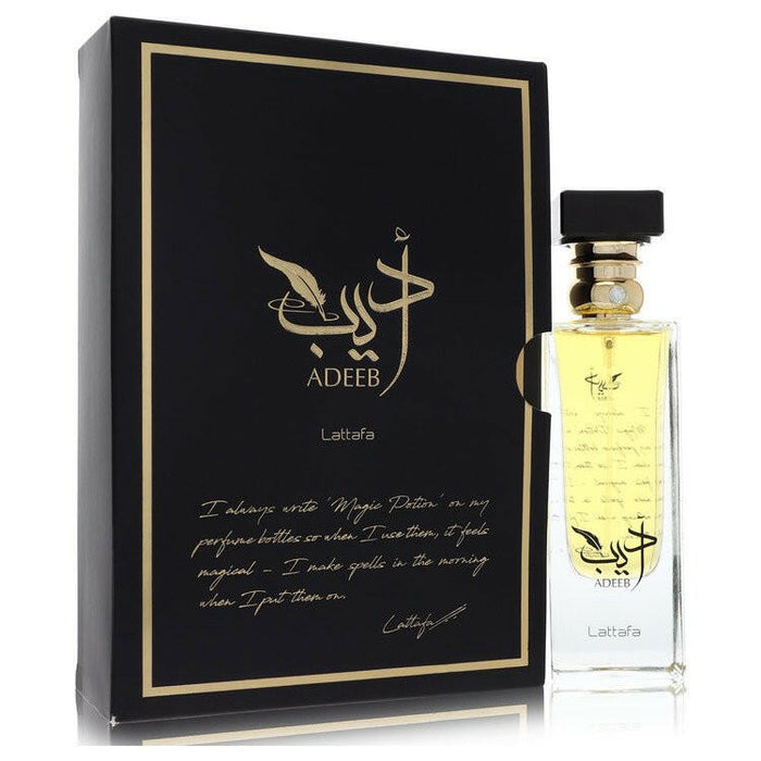Lattafa Adeeb Eau De Parfum Spray (Unisex) By Lattafa - 2.7 oz