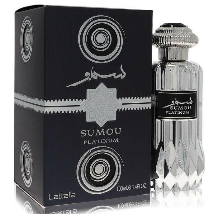 Lattafa Sumou Platinum Eau De Parfum Spray (Unisex) By Lattafa - 3.4 oz