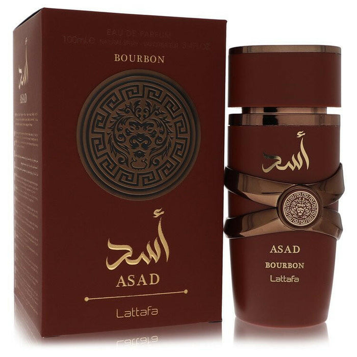 Lattafa Asad Bourbon Eau De Parfum Spray By Lattafa - 3.4 oz