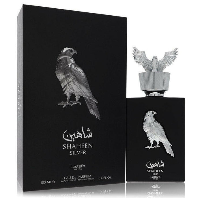 Lattafa Pride Shaheen Silver Eau De Parfum Spray (Unisex) By Lattafa - 3.4 oz