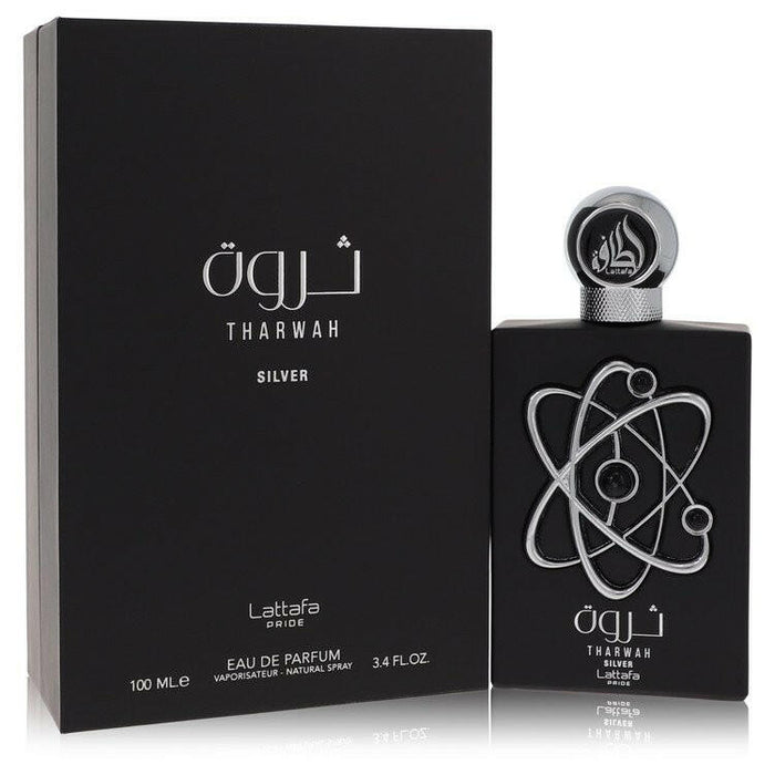 Lattafa Pride Tharwah Silver Eau De Parfum Spray By Lattafa - 3.4 oz