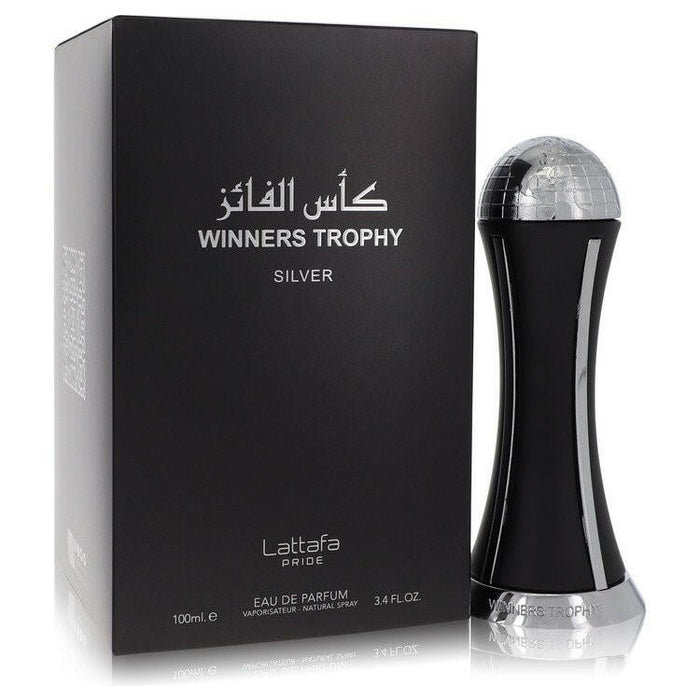 Lattafa Pride Winners Trophy Silver Eau De Parfum Spray By Lattafa - 3.4 oz
