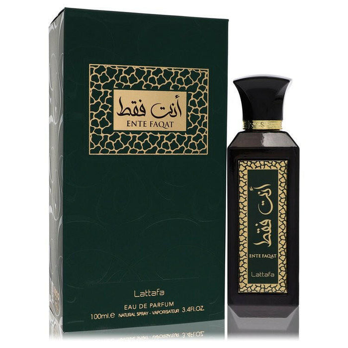 Lattafa Ente Faqat Eau De Parfum Spray (Unisex) By Lattafa - 3.4 oz