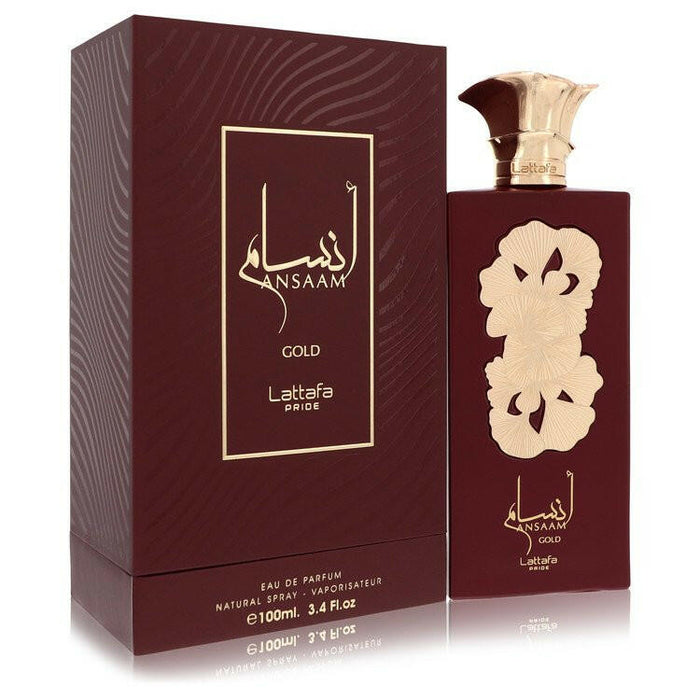 Lattafa Pride Ansaam Gold Eau De Parfum Spray (Unisex) By Lattafa - 3.4 oz