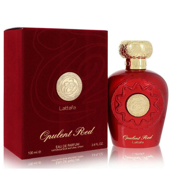 Lattafa Opulent Red Eau De Parfum Spray By Lattafa - 3.4 oz