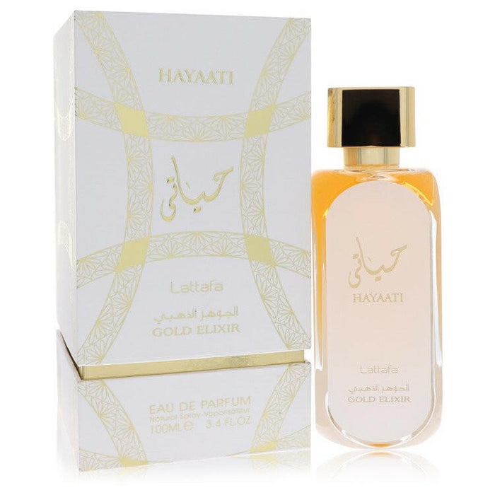 Lattafa Hayaati Gold Elixir Eau De Parfum Spray (Unisex) By Lattafa - 3.4 oz