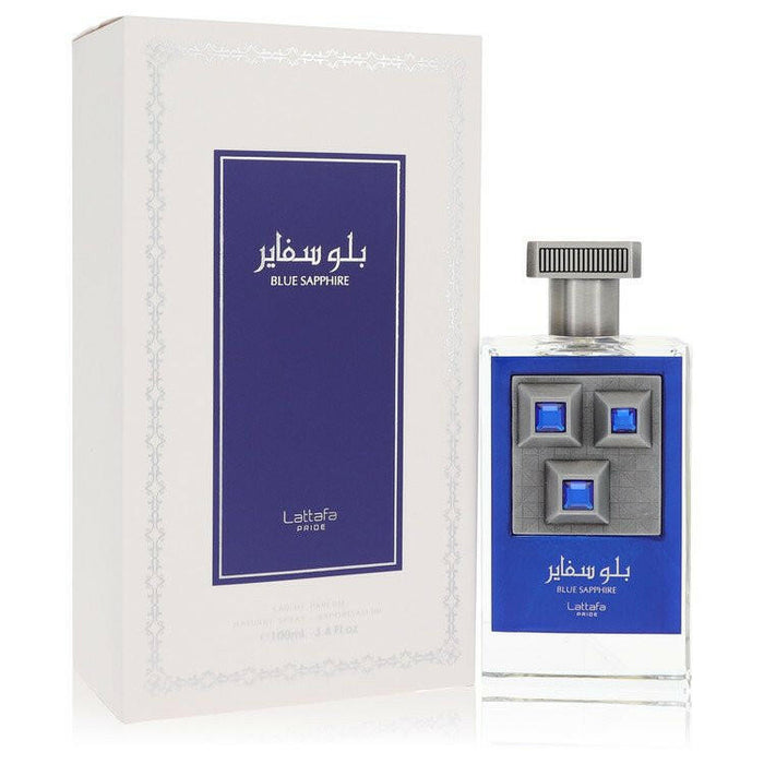 Lattafa Pride Blue Sapphire Eau De Parfum Spray (Unisex) By Lattafa - 3.4 oz