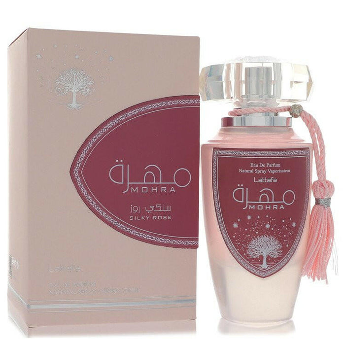 Lattafa Mohra Silky Rose Eau De Parfum Spray By Lattafa - 3.4 oz