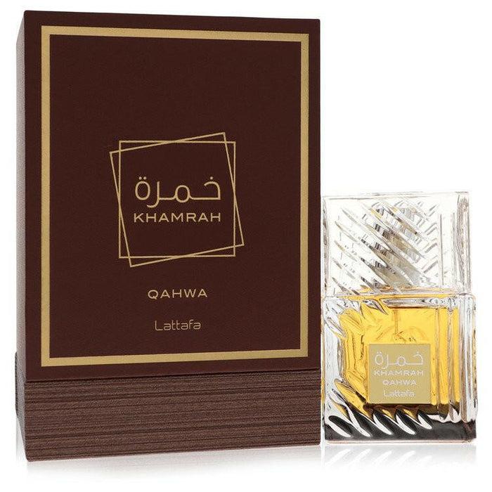 Lattafa Khamrah Qahwa Eau De Parfum Spray (Unisex) By Lattafa - 3.4 oz