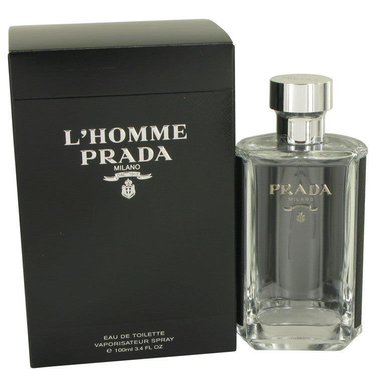 Prada L'homme Eau De Toilette Spray By Prada - 3.4 oz — Databazaar