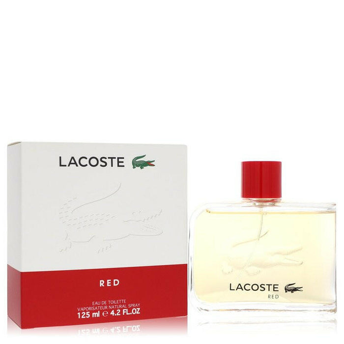Lacoste Red Style In Play Eau De Toilette Spray (New Packaging) By Lacoste - 4.2 oz