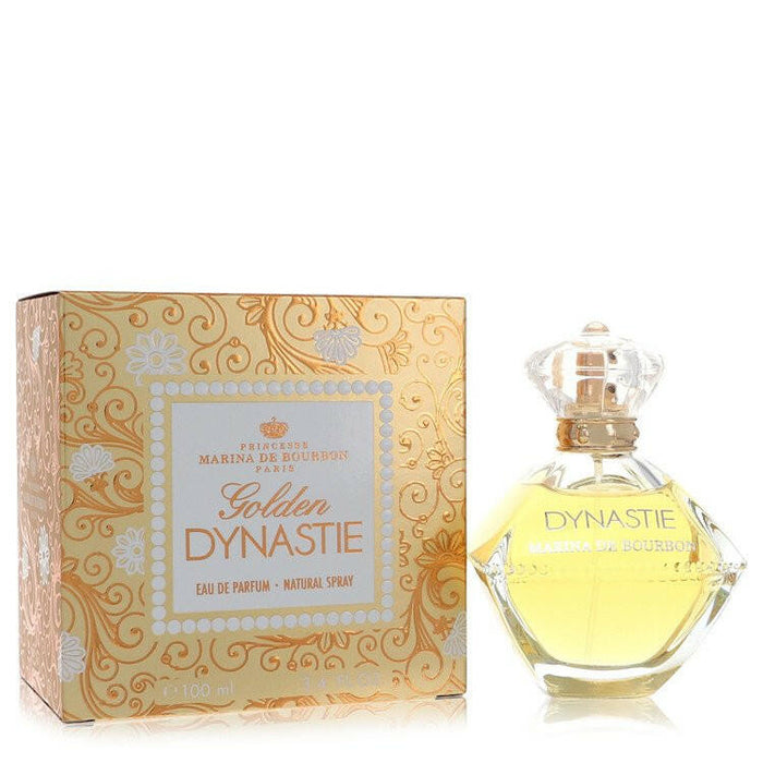 Golden Dynastie Eau De Parfum Spray By Marina De Bourbon - 3.4 oz
