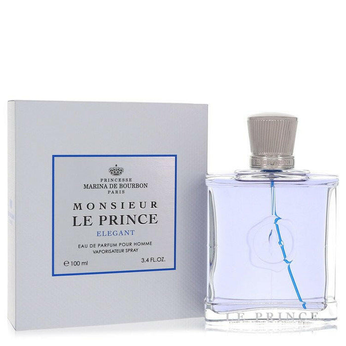 Monsieur Le Prince Elegant Eau De Parfum Spray By Marina De Bourbon - 3.4 oz