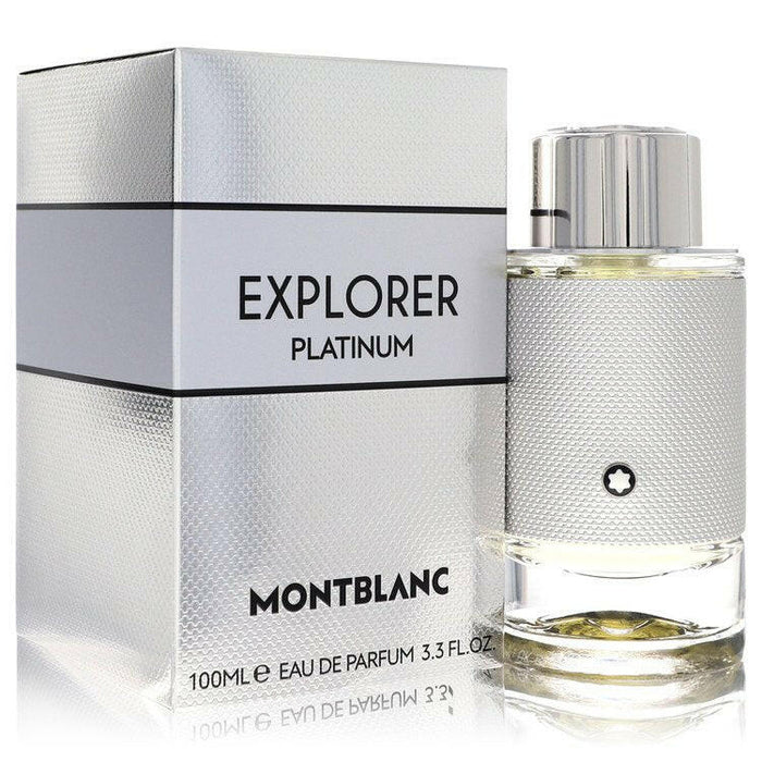 Montblanc Explorer Platinum Eau De Parfum Spray By Mont Blanc - 3.4 oz