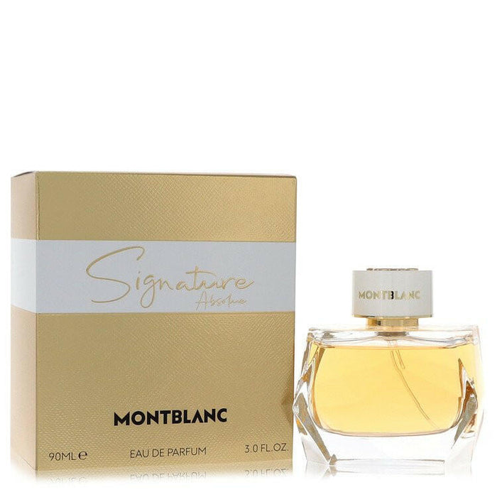 Montblanc Signature Absolue Eau De Parfum Spray By Mont Blanc - 3 oz