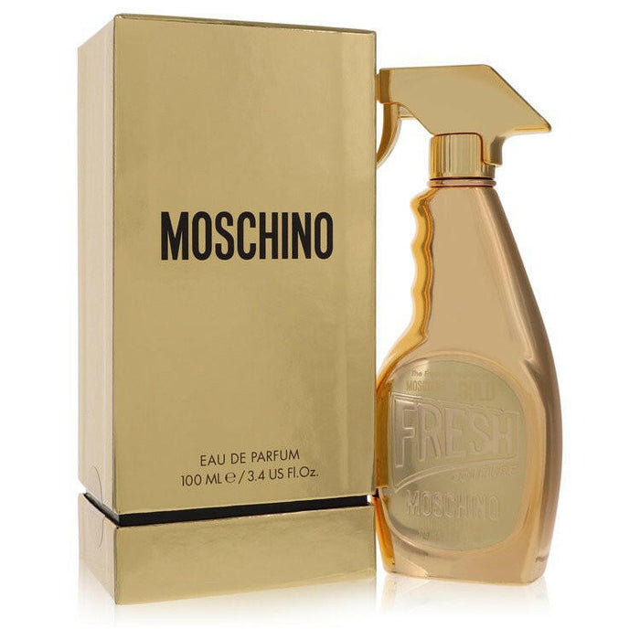 Moschino Fresh Gold Couture Eau De Parfum Spray By Moschino - 3.4 oz