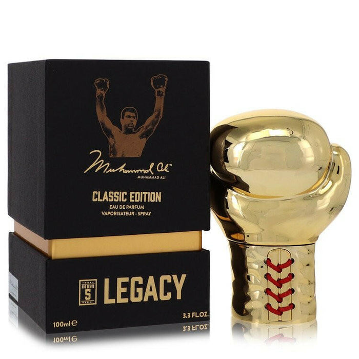 Muhammad Ali Legacy Round 5 Eau De Parfum Spray (Classic Edition) By Muhammad Ali - 3.3 oz