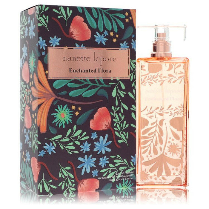 Nanette Lepore Enchanted Flora Eau De Parfum Spray By Nanette Lepore - 3.4 oz