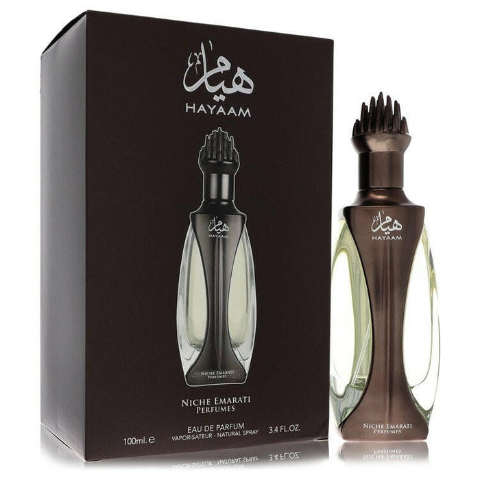 Niche Emarati Hayaam Eau De Parfum Spray (Unisex) By Lattafa - 3.4 oz