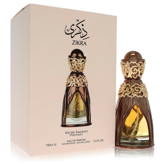 Niche Emarati Zikra Eau De Parfum Spray (Unisex) By Lattafa - 3.4 oz