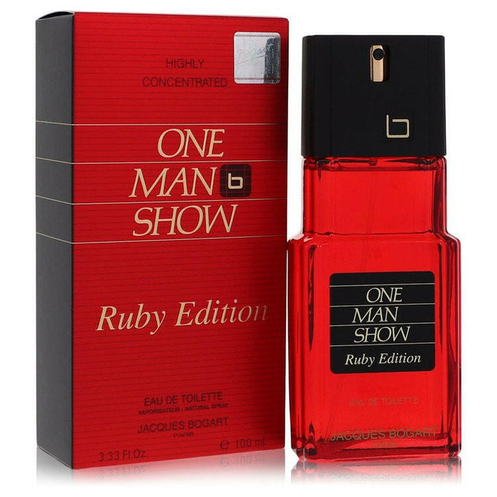 One Man Show Ruby Eau De Toilette Spray By Jacques Bogart - 3.3 oz