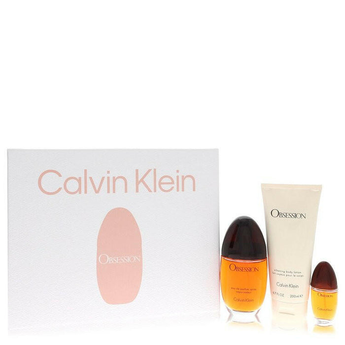 Obsession Gift Set By Calvin Klein - 3.4 oz