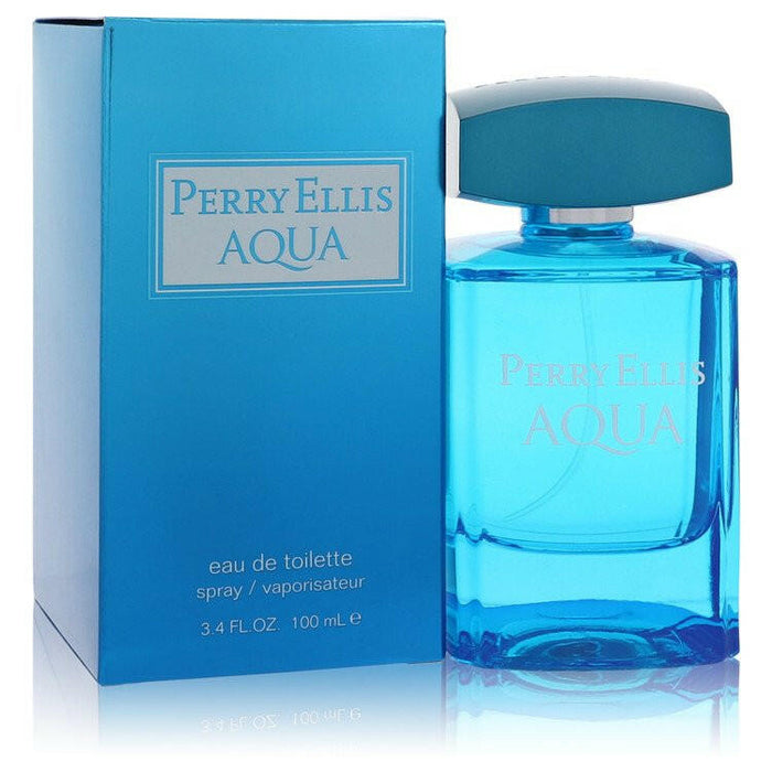 Perry Ellis Aqua Eau De Toilette Spray By Perry Ellis - 3.4 oz