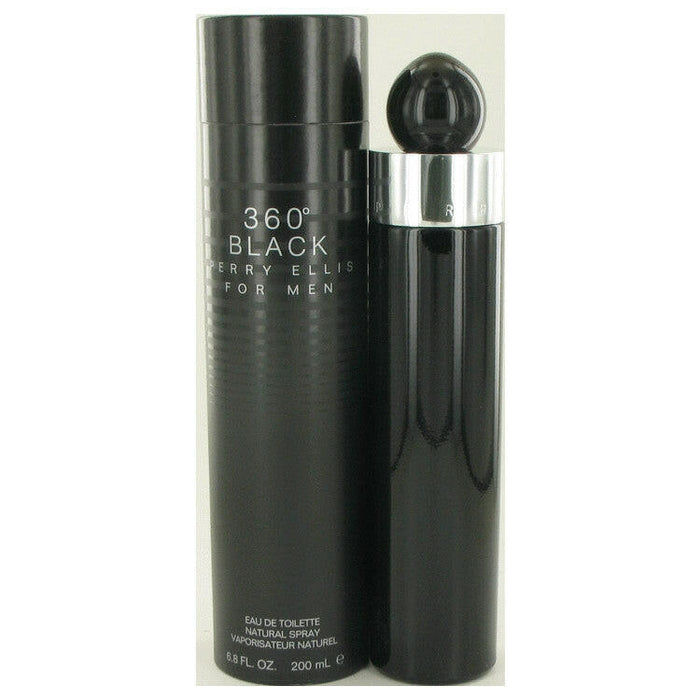 Perry Ellis 360 Black Eau De Toilette Spray By Perry Ellis - 6.8 oz