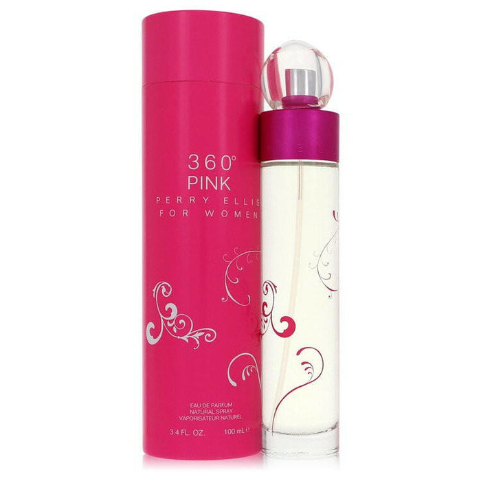 Perry Ellis 360 Pink Eau De Parfum Spray By Perry Ellis - 3.4 oz