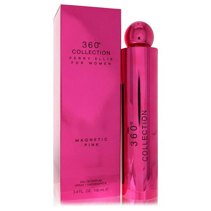 Perry Ellis 360 Collection Magnetic Pink Eau De Parfum Spray By Perry Ellis - 3.4 oz