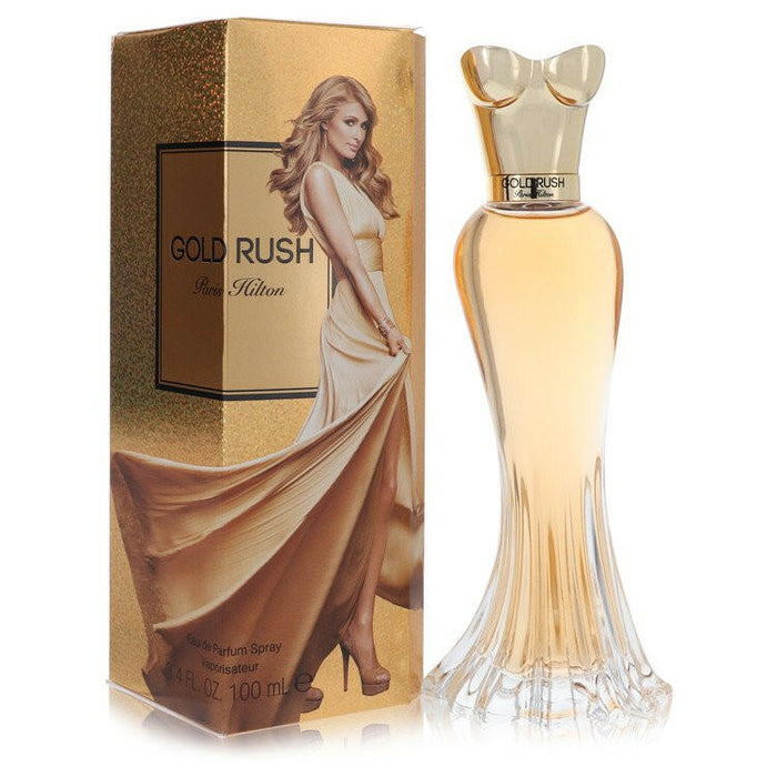 Gold Rush Eau De Parfum Spray By Paris Hilton - 3.4 oz