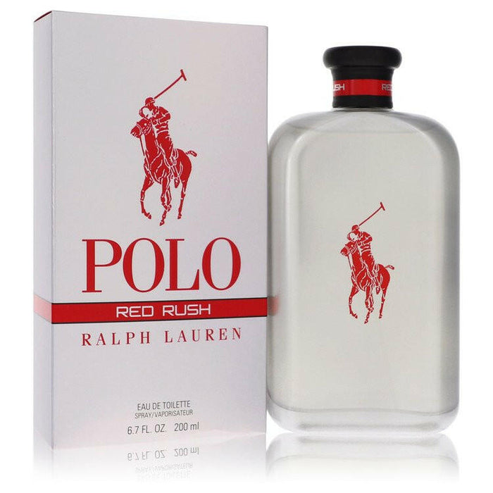 Polo Red Rush Eau De Toilette Spray By Ralph Lauren - 6.7 oz