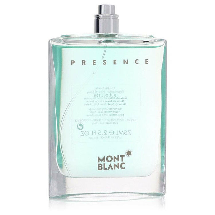 Presence Eau De Toilette Spray (Tester) By Mont Blanc - 2.5 oz