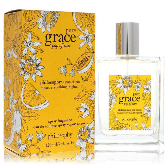 Pure Grace Pop Of Sun Eau De Toilette Spray By Philosophy - 4 oz