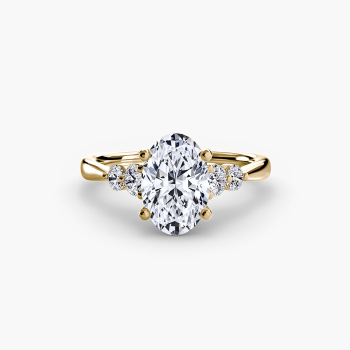 Solitaire with Shoulder Accents 2