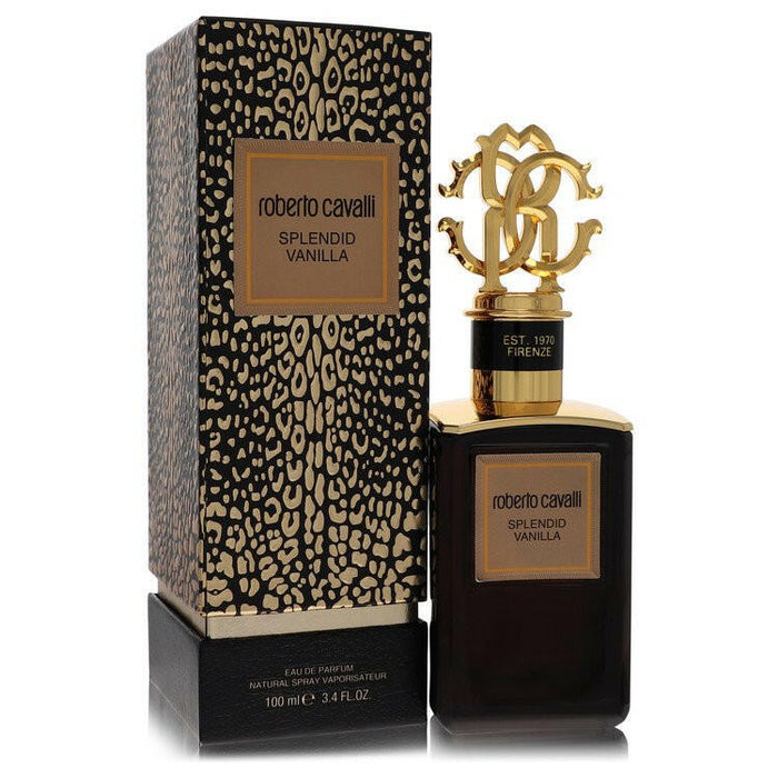 Roberto Cavalli Splendid Vanilla Eau De Parfum Spray (Unisex) By Roberto Cavalli - 3.4 oz