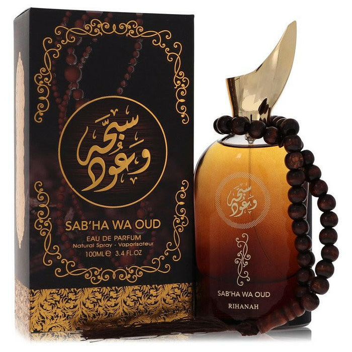 Sabha Wa Oud Eau De Parfum Spray (Unisex) By Rihanah - 3.4 oz