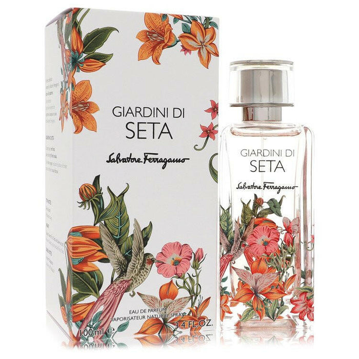 Giardini Di Seta Eau De Parfum Spray (Unisex) By Salvatore Ferragamo - 3.4 oz