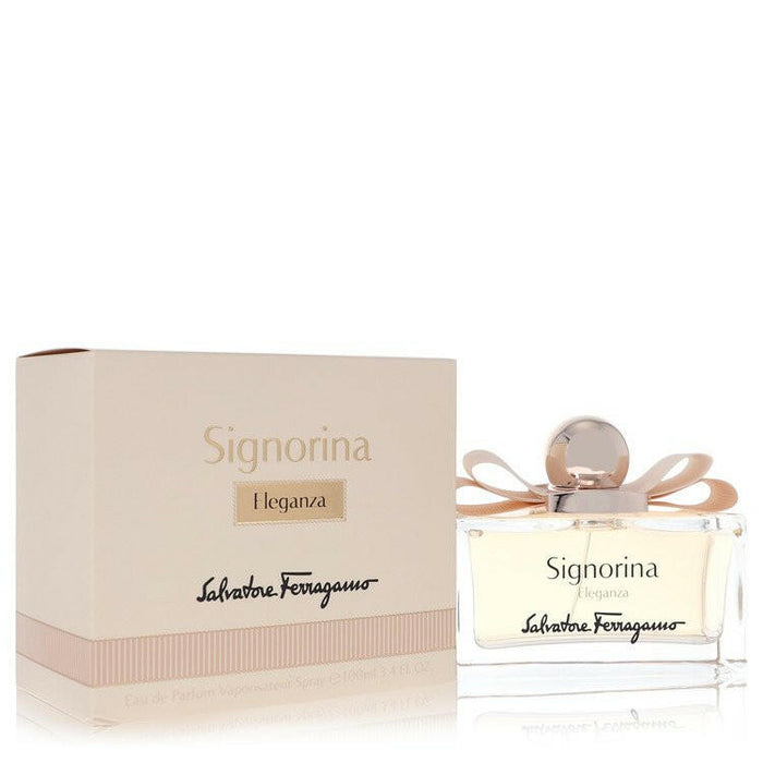 Signorina Eleganza Eau De Parfum Spray By Salvatore Ferragamo - 3.4 oz