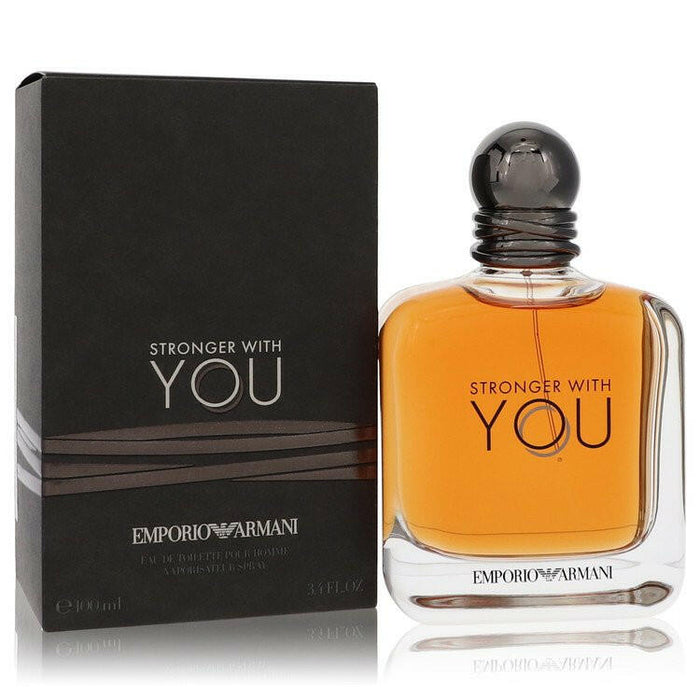 Stronger With You Eau De Toilette Spray By Giorgio Armani - 3.4 oz
