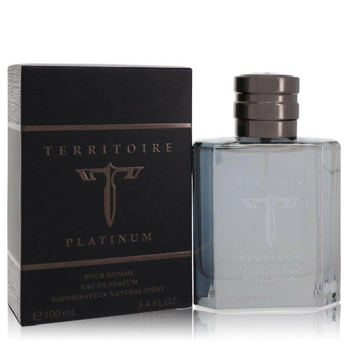 Territoire Platinum Eau De Parfum Spray By YZY Perfume - 3.4 oz