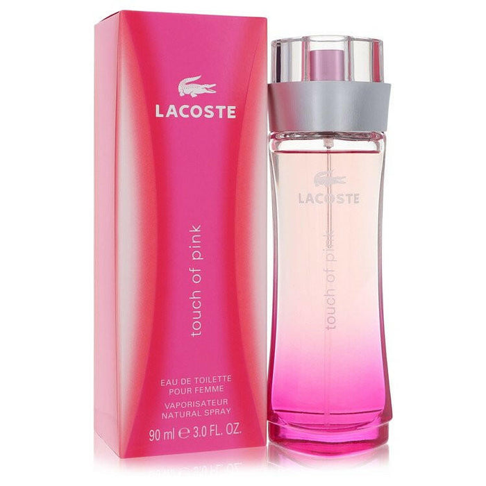 Touch Of Pink Eau De Toilette Spray By Lacoste - 3 oz