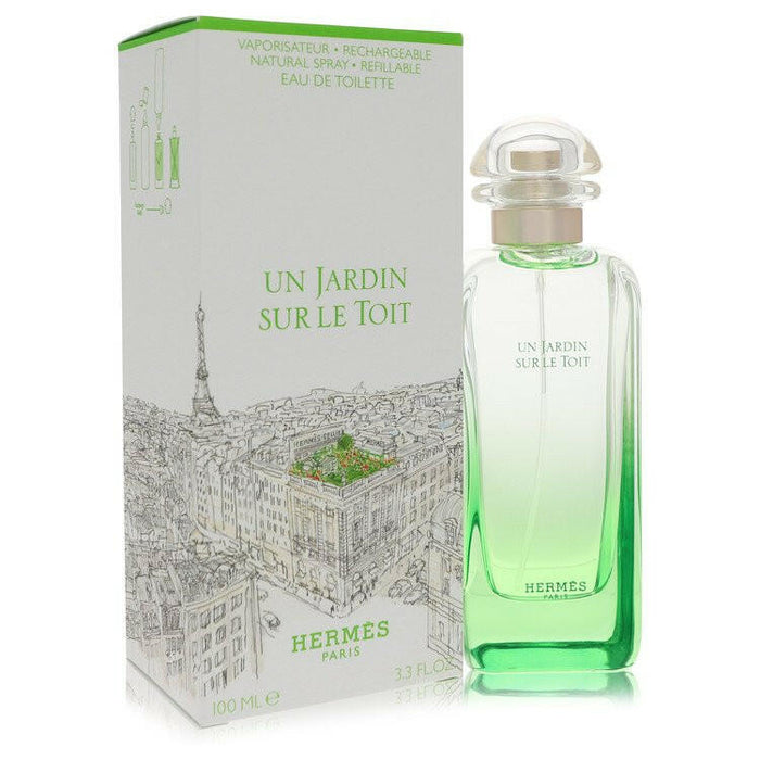 Un Jardin Sur Le Toit Eau De Toilette Spray By Hermes - 3.3 oz