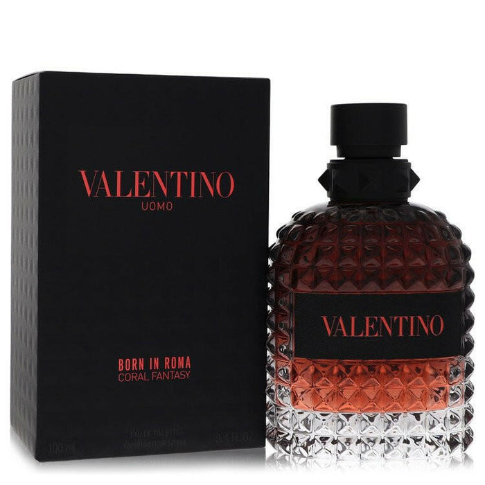 Valentino Uomo Born In Roma Coral Fantasy Eau De Toilette Spray By Valentino - 3.4 oz