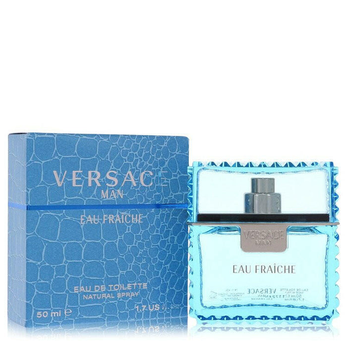 Versace Man Eau Fraiche Eau De Toilette Spray (Blue) By Versace - 1.7 oz
