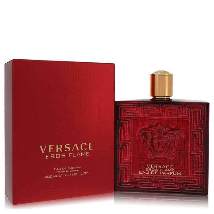 Versace Eros Flame Eau De Parfum Spray By Versace - 6.7 oz