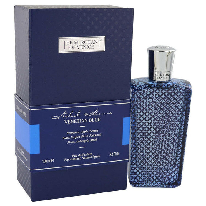 Venetian Blue Eau De Parfum Spray By The Merchant of Venice - 3.4 oz