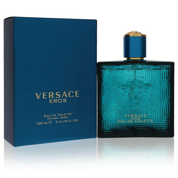 Versace Eros Eau De Toilette Spray By Versace - 3.4 oz